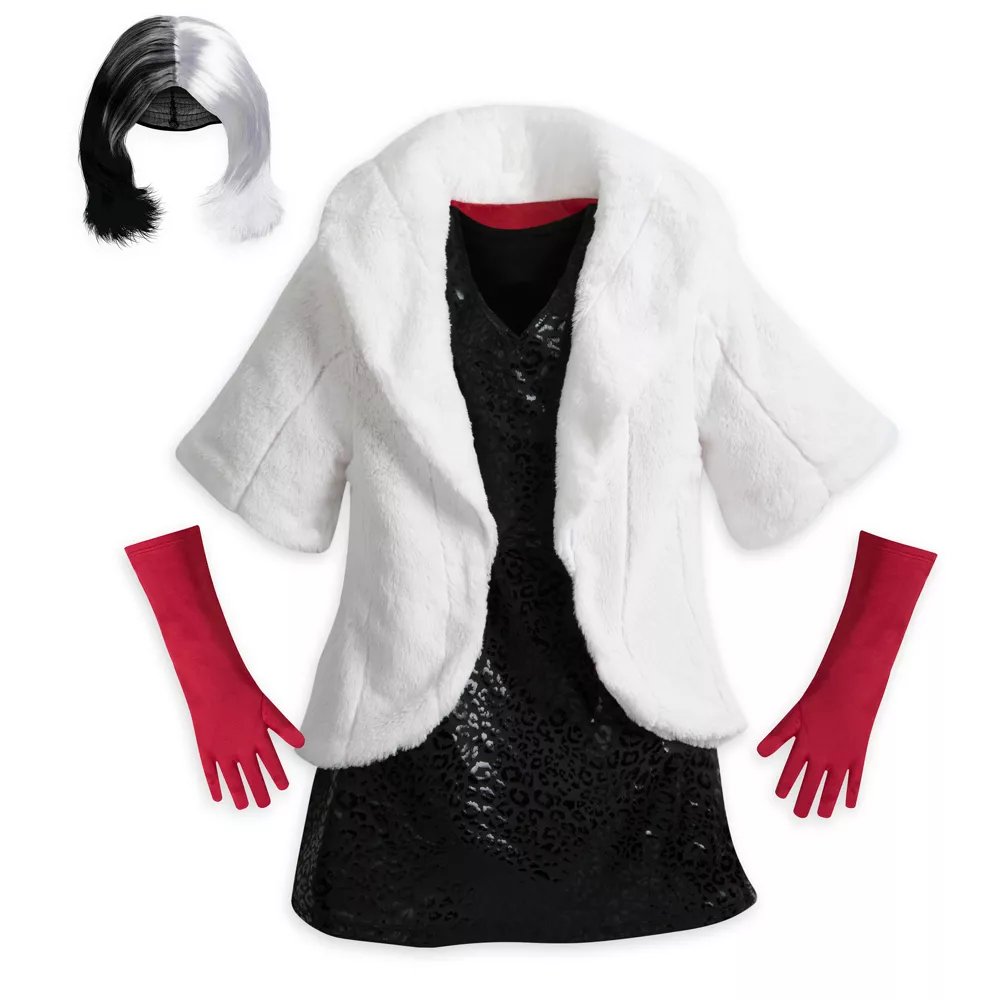 Disney Store Costume Cruella D'Enfer Pour Enfants, Les 101 Dalmatiens 2 Disney Store Costume Cruella D'Enfer Pour Enfants, Les 101 Dalmatiens – Image 2