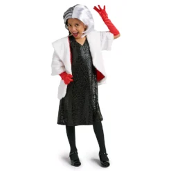 Disney Store Costume Cruella D'Enfer Pour Enfants, Les 101 Dalmatiens