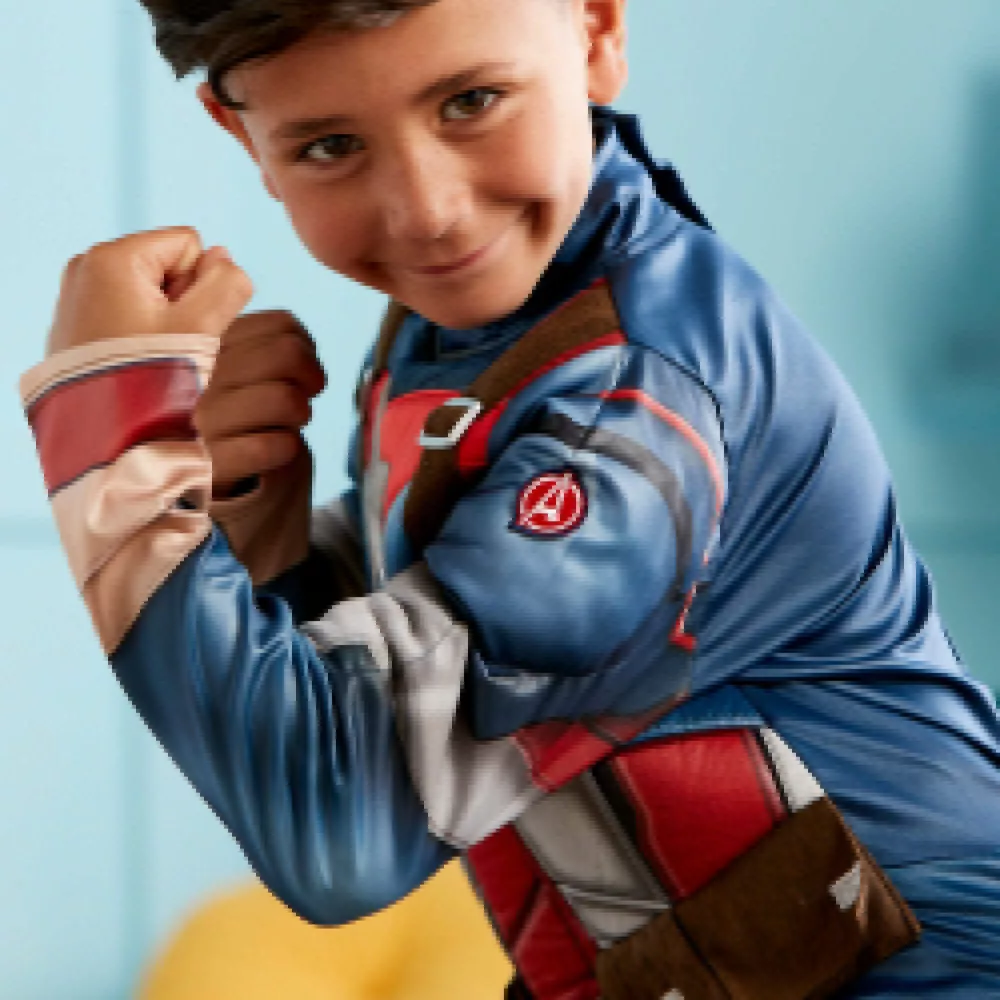 Disney Store Déguisement Captain America Pour Enfants 5 Disney Store Déguisement Captain America Pour Enfants – Image 5