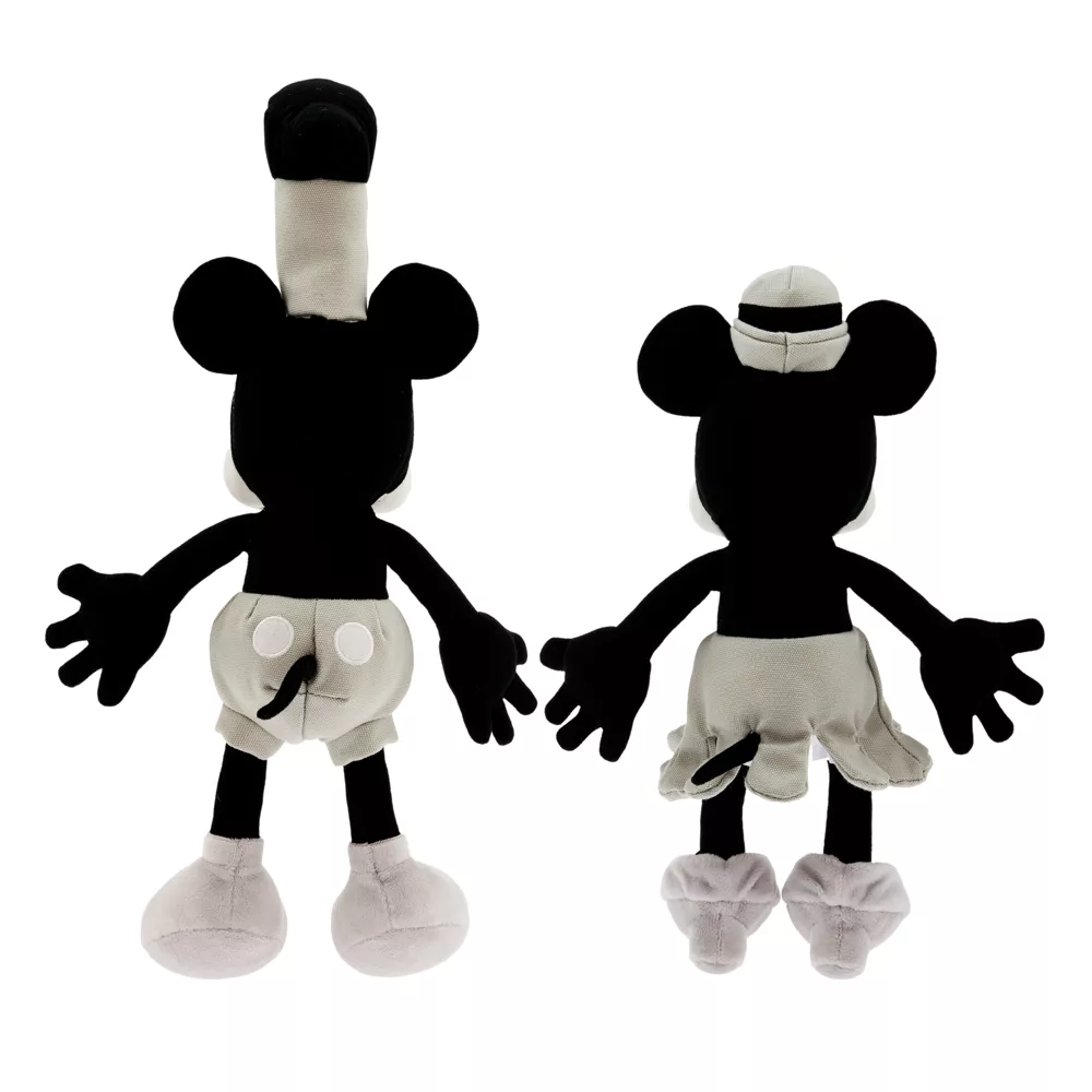 Ensemble De Petites Peluches Mickey Et Minnie Steamboat Willie Disney100 Decades 3 Ensemble De Petites Peluches Mickey Et Minnie Steamboat Willie Disney100 Decades – Image 3