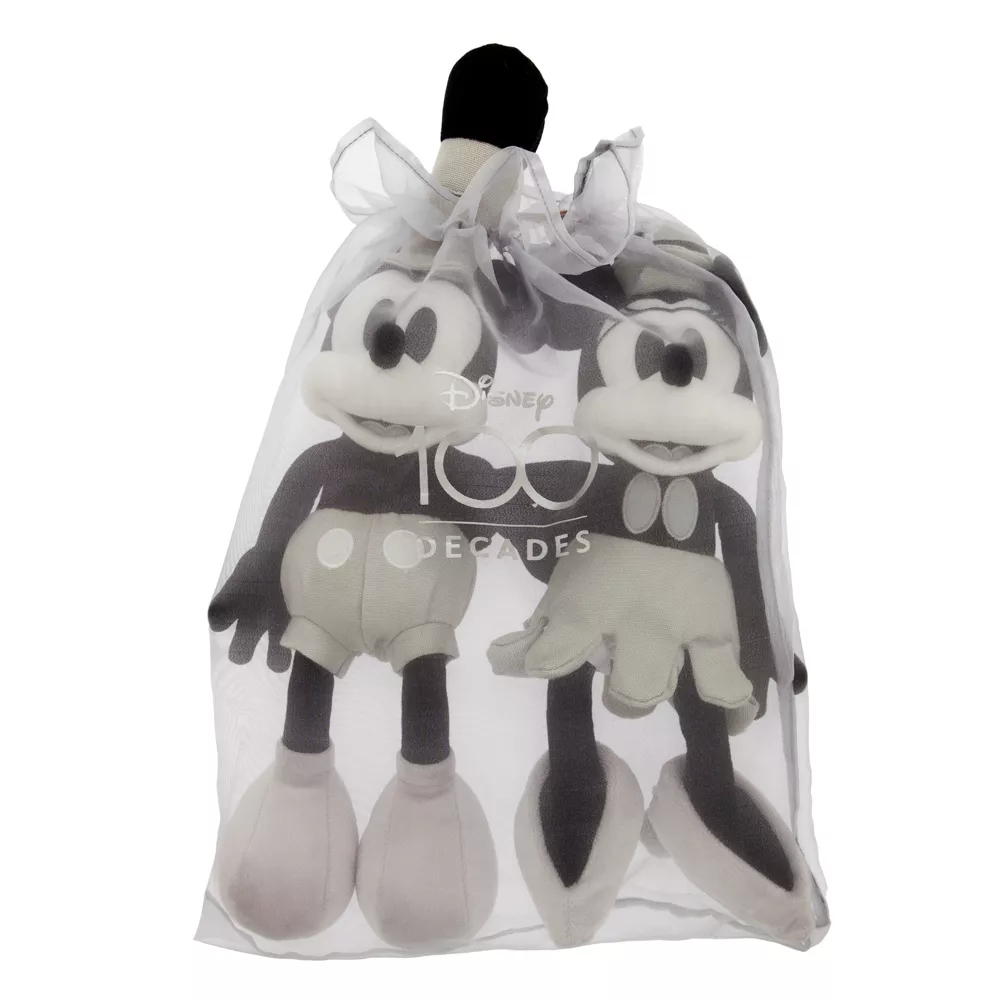 Ensemble De Petites Peluches Mickey Et Minnie Steamboat Willie Disney100 Decades 4 Ensemble De Petites Peluches Mickey Et Minnie Steamboat Willie Disney100 Decades – Image 4