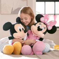 Disney Store Grande Peluche Minnie En Rose -Jouets Soldes 412323305616 5