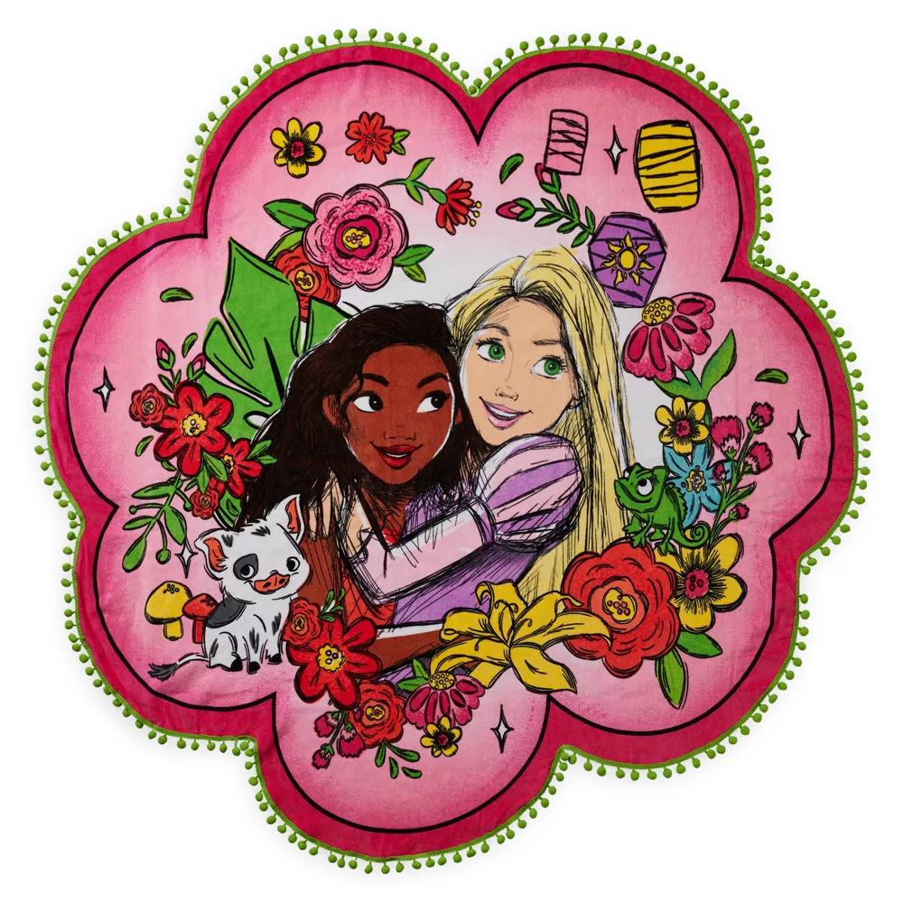 Disney Store Serviette De Plage Vaiana Et Raiponce 1 Disney Store Serviette De Plage Vaiana Et Raiponce