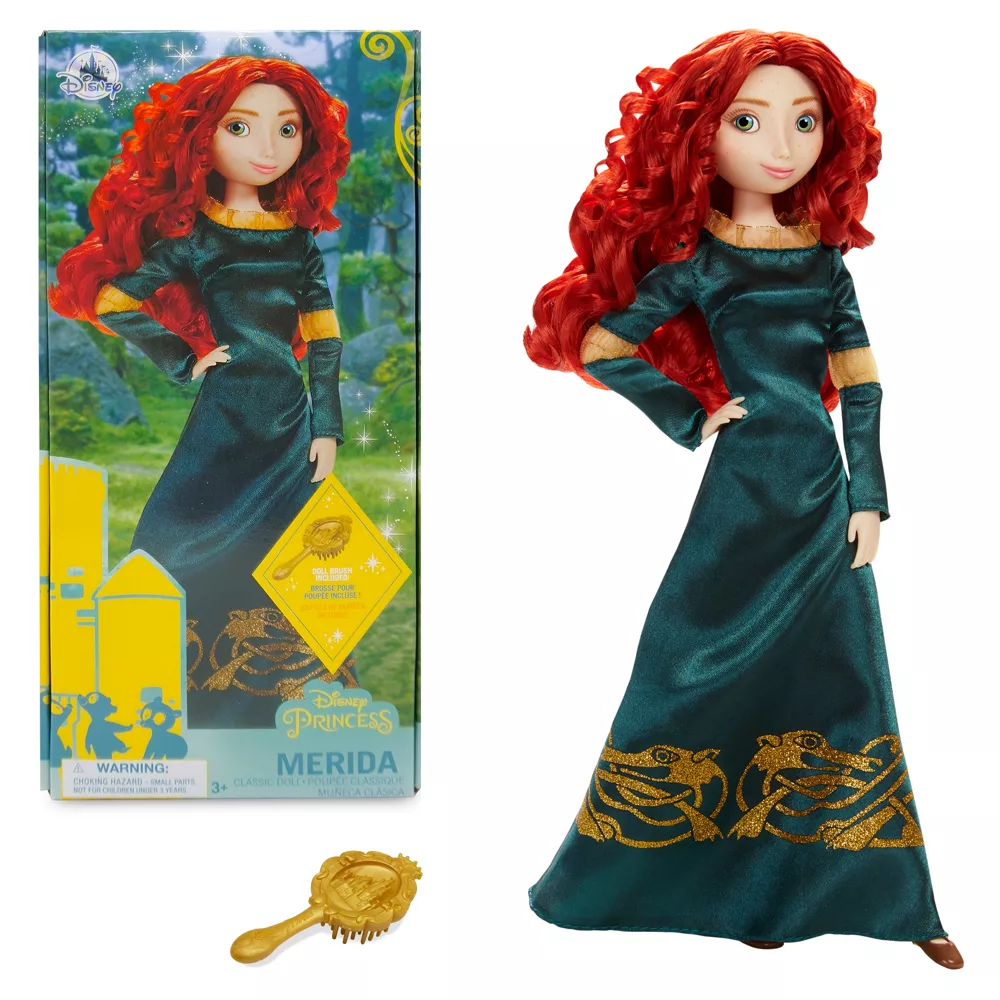 Disney Store Poupée Classique Merida, Rebelle 1 Disney Store Poupée Classique Merida, Rebelle