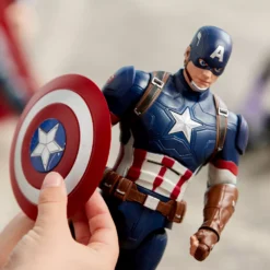Disney Store Figurine Captain America Articulée Et Parlante 10 Disney Store Figurine Captain America Articulée Et Parlante -Jouets Soldes 461012490843 4