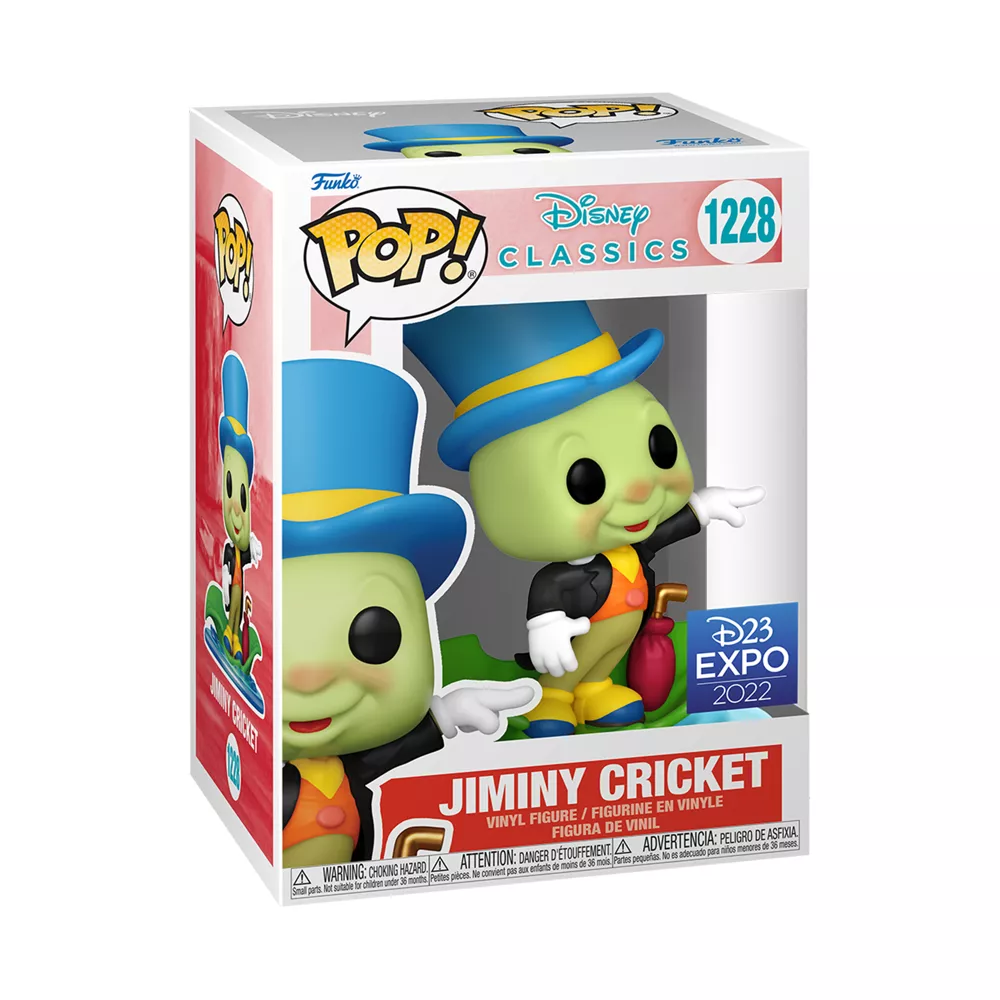 Funko Figurine Jiminy Cricket Pop! En Vinyle, Pinocchio 1 Funko Figurine Jiminy Cricket Pop! En Vinyle, Pinocchio