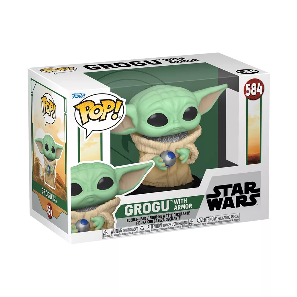 Funko Figurine Grogu En Armure Pop! En Vinyle, Star Wars : Le Livre De Boba Fett 2 Funko Figurine Grogu En Armure Pop! En Vinyle, Star Wars : Le Livre De Boba Fett – Image 2