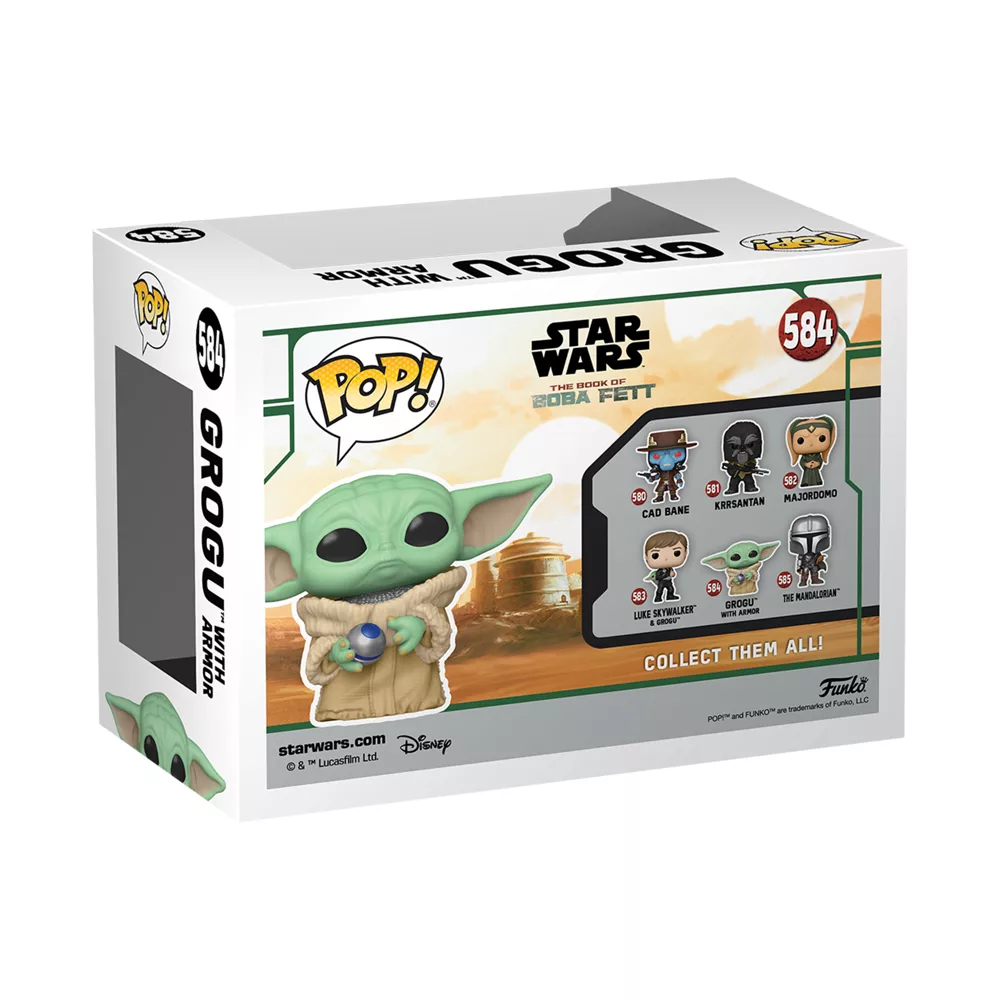 Funko Figurine Grogu En Armure Pop! En Vinyle, Star Wars : Le Livre De Boba Fett 3 Funko Figurine Grogu En Armure Pop! En Vinyle, Star Wars : Le Livre De Boba Fett – Image 3