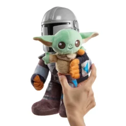 MATTEL Ensemble De Peluches Mandalorien Et Grogu, Star Wars -Jouets Soldes 461034168997 2