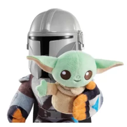 MATTEL Ensemble De Peluches Mandalorien Et Grogu, Star Wars -Jouets Soldes 461034168997 3