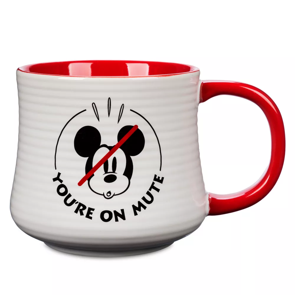 Disney Store Mug Mickey "YOU'RE ON MUTE" 1 Disney Store Mug Mickey "YOU'RE ON MUTE"