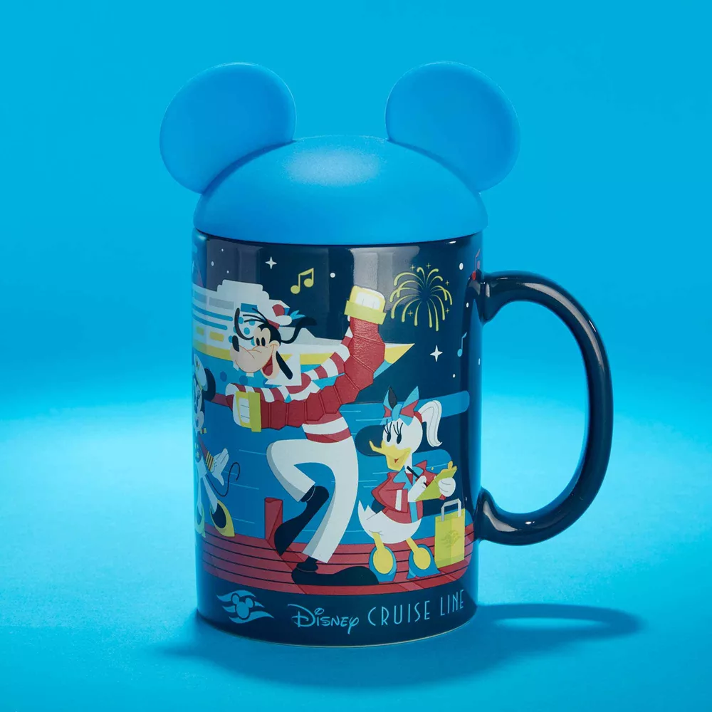 Disney Store Mug Avec Couvercle Mickey Et Ses Amis Disney Cruise Line 2 Disney Store Mug Avec Couvercle Mickey Et Ses Amis Disney Cruise Line – Image 2