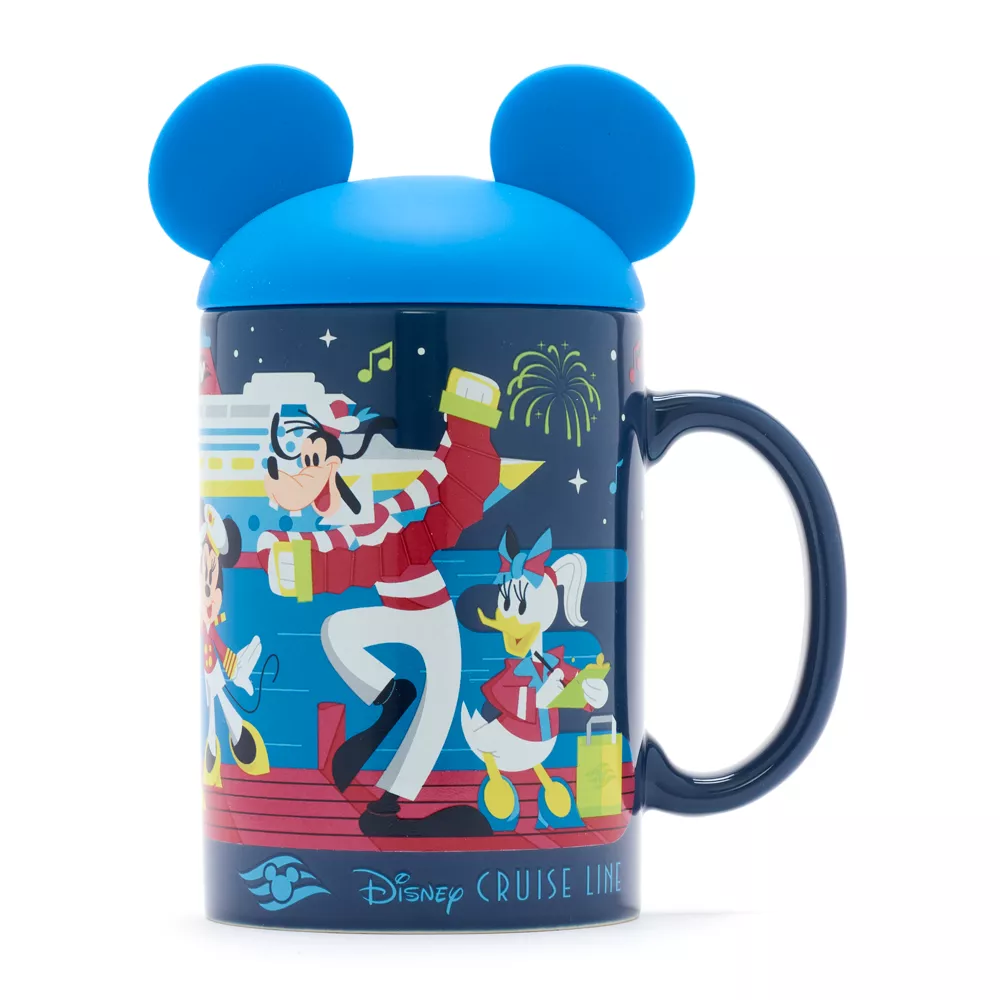 Disney Store Mug Avec Couvercle Mickey Et Ses Amis Disney Cruise Line 1 Disney Store Mug Avec Couvercle Mickey Et Ses Amis Disney Cruise Line