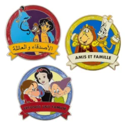 Disney One Family Ensemble De Pin's Mystère "Friends And Family" Multilingue -Jouets Soldes 466043290431 3