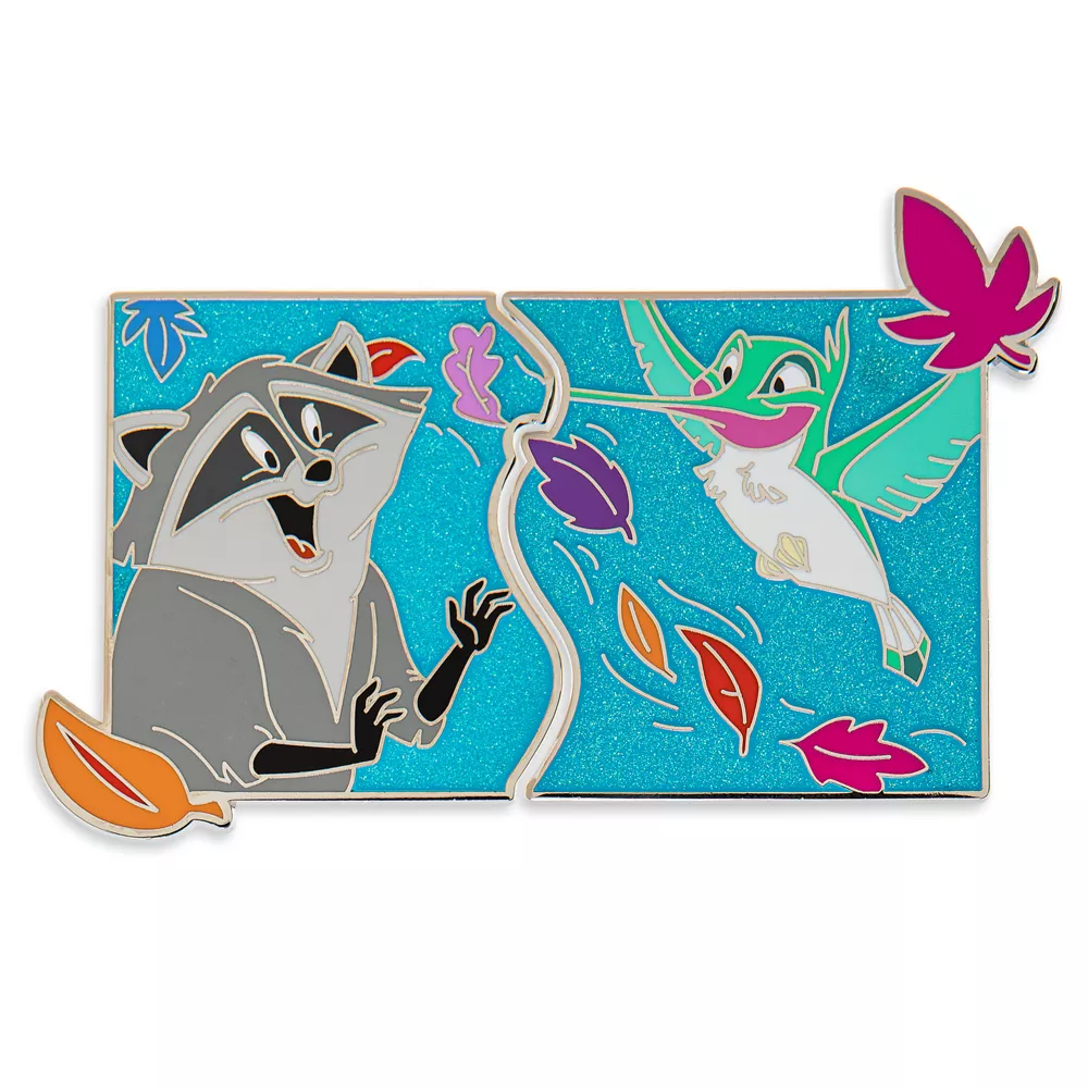 Disney One Family Pin's Meeko Et Flit "Amis Pour La Vie", Pocahontas 2 Disney One Family Pin's Meeko Et Flit "Amis Pour La Vie", Pocahontas – Image 2