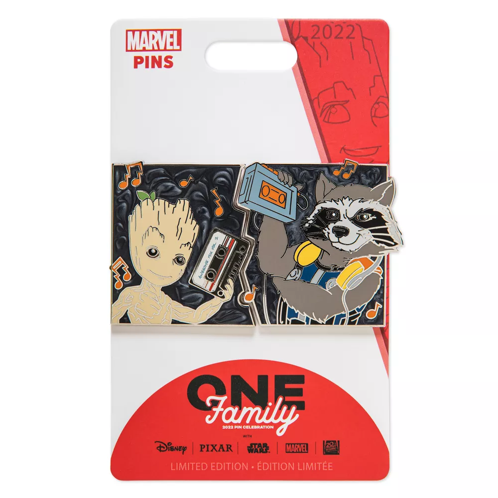 Disney One Family Pin's Rocket Et Groot "Amis Pour La Vie", Les Gardiens De La Galaxie 5 Disney One Family Pin's Rocket Et Groot "Amis Pour La Vie", Les Gardiens De La Galaxie – Image 5