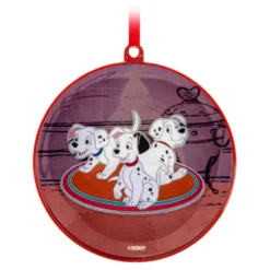 Disney Store Ensemble Décoration à Suspendre, Pin's Et Objet Mystère 101 Dalmatiens