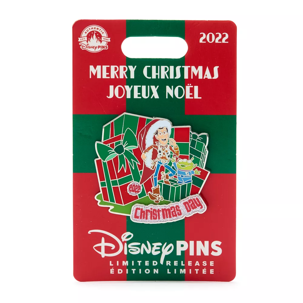 Disney Store Pin's De Noël Woody 2022 En édition Limitée, Toy Story 2 Disney Store Pin's De Noël Woody 2022 En édition Limitée, Toy Story – Image 2
