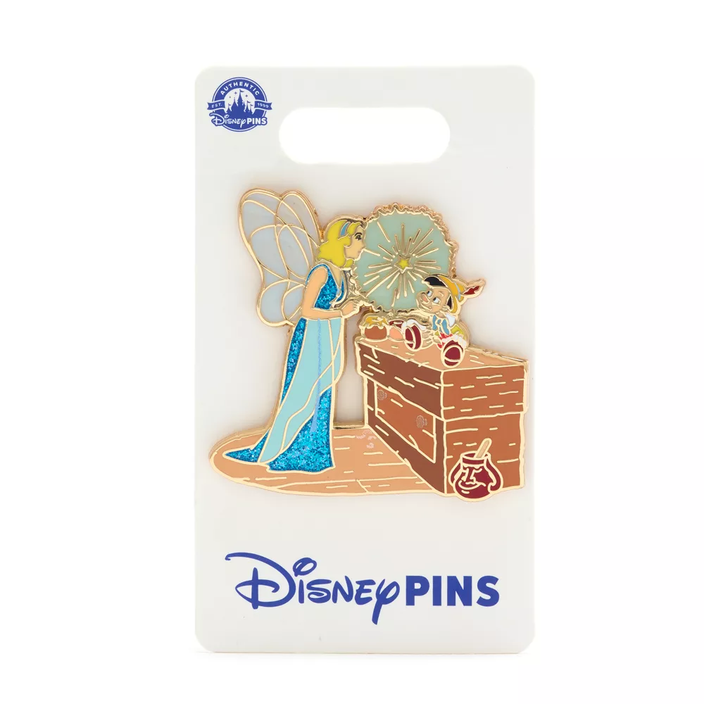 Disney Store Pin's Pinocchio Et La Fée Bleue 2 Disney Store Pin's Pinocchio Et La Fée Bleue – Image 2