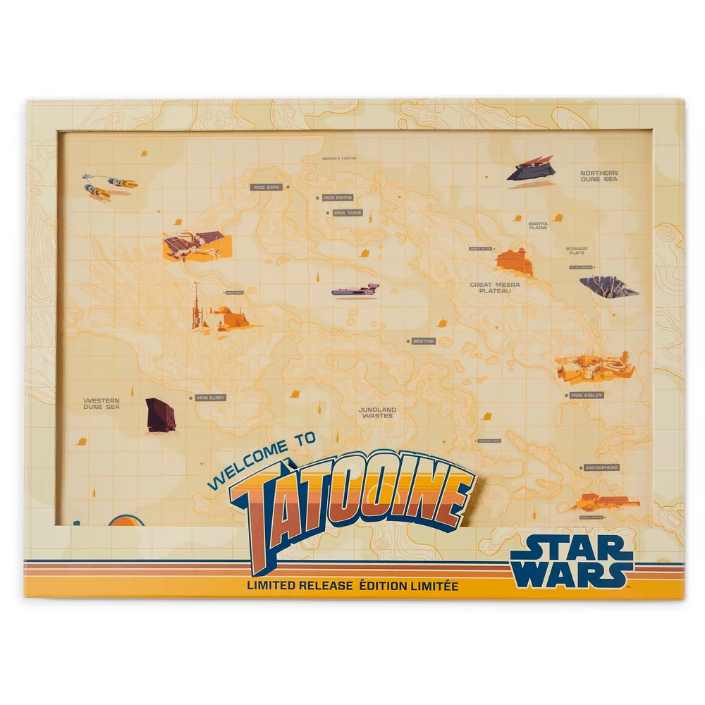 Disney Store Ensemble Carte Et Pin's Star Wars Planets Tatooine En édition Limitée 3 Disney Store Ensemble Carte Et Pin's Star Wars Planets Tatooine En édition Limitée – Image 3
