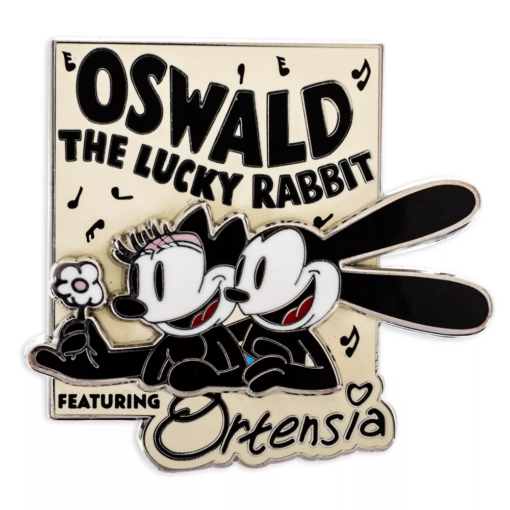 Pin's Oswald Le Lapin Chanceux Et Ortensia En édition Limitée Disney100 1 Pin's Oswald Le Lapin Chanceux Et Ortensia En édition Limitée Disney100
