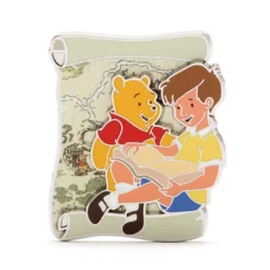 Disney Store Pin's Winnie L'Ourson Et Jean-Christophe