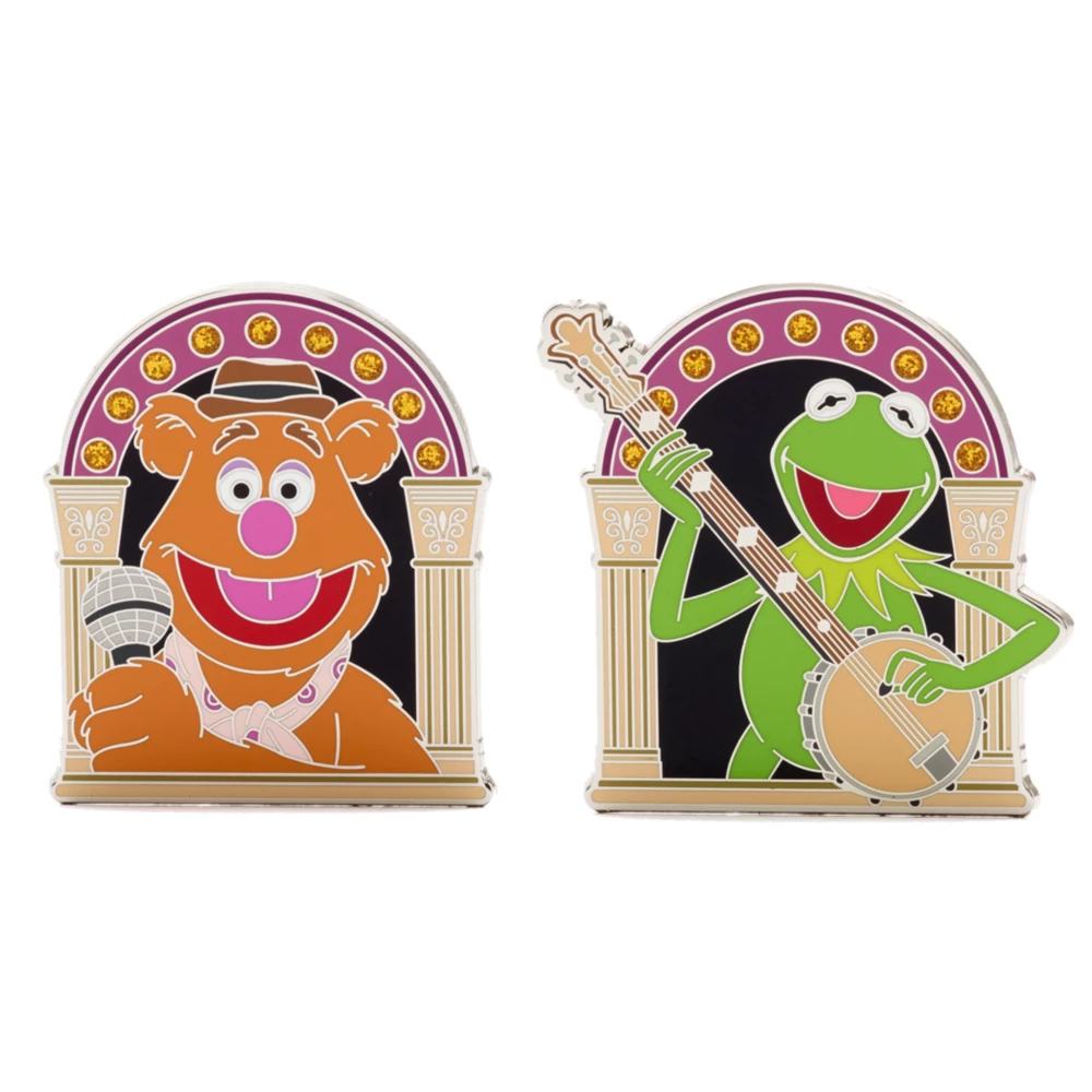 Disney Store Ensemble De Pin's Ours Fozzie Bear Et Kermit La Grenouille, Muppets 1 Disney Store Ensemble De Pin's Ours Fozzie Bear Et Kermit La Grenouille, Muppets