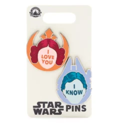 Disney Store Ensemble De Pin's Princesse Leia Et Han Solo, Star Wars -Jouets Soldes 466043753769 3